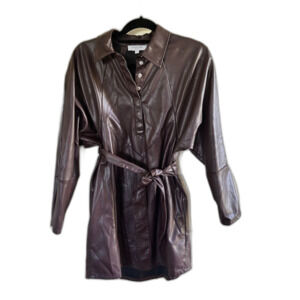 Marissa Webb Brown Long Sleeve Dress